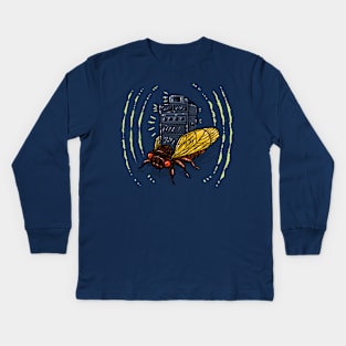 Cicada Soundsystem Kids Long Sleeve T-Shirt